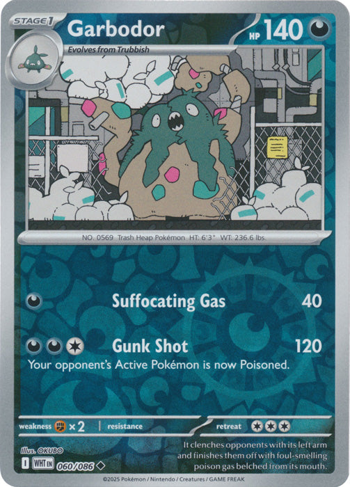 Garbodor - 060/086 - Uncommon - Reverse Holo