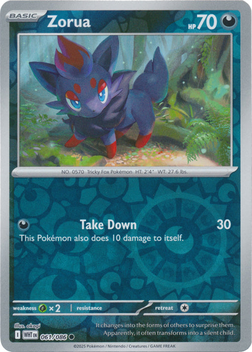 Zorua - 061/086 - Common - Reverse Holo