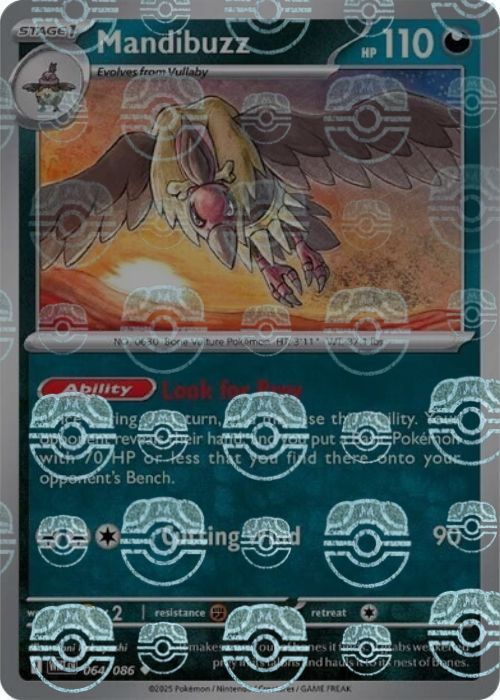 Mandibuzz (Master Ball Pattern) - 064/086 - Uncommon