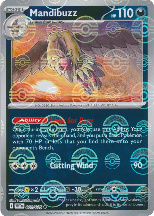 Mandibuzz (Poke Ball Pattern) - 064/086 - Uncommon