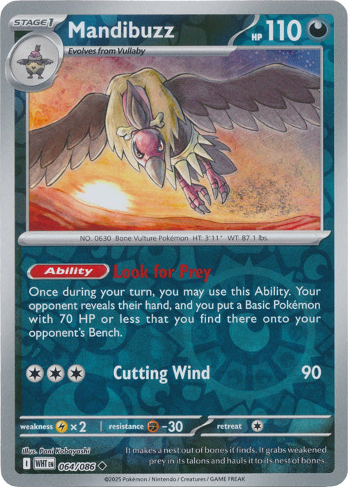 Mandibuzz - 064/086 - Uncommon - Reverse Holo