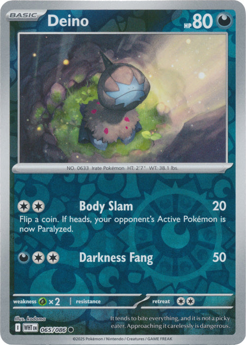 Deino - 065/086 - Common - Reverse Holo