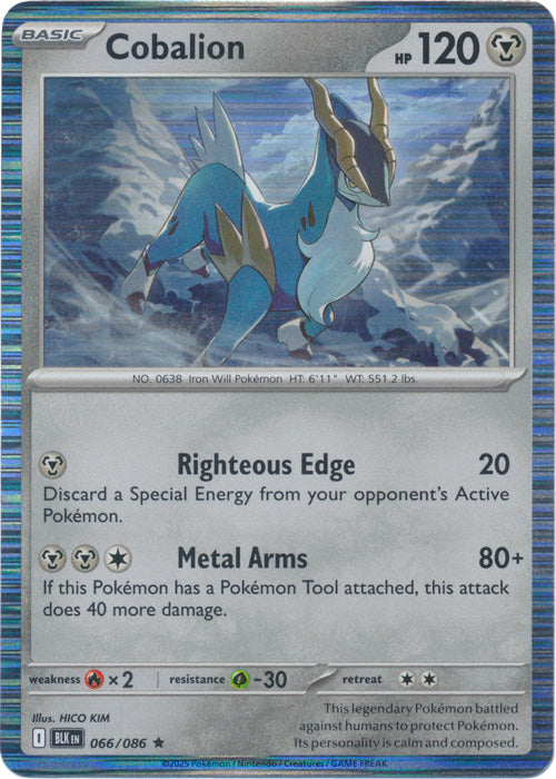 Cobalion - 066/086 - Rare