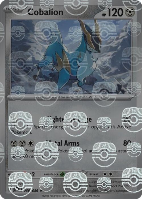 Cobalion (Master Ball Pattern) - 066/086 - Rare