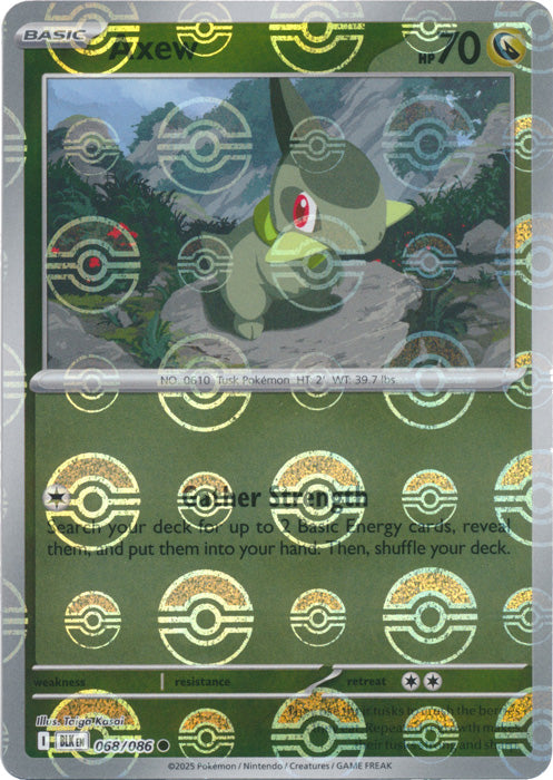 Axew (Poke Ball Pattern) - 068/086 - Common