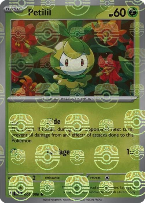 Petilil (Master Ball Pattern) - 006/086 - Common