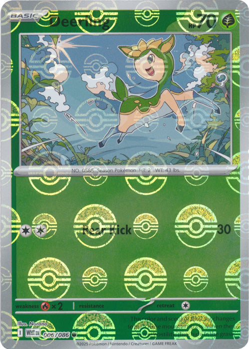 Deerling (Poke Ball Pattern) - 006/086 - Common