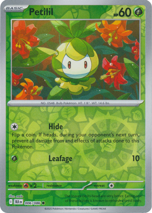 Petilil - 006/086 - Common - Reverse Holo