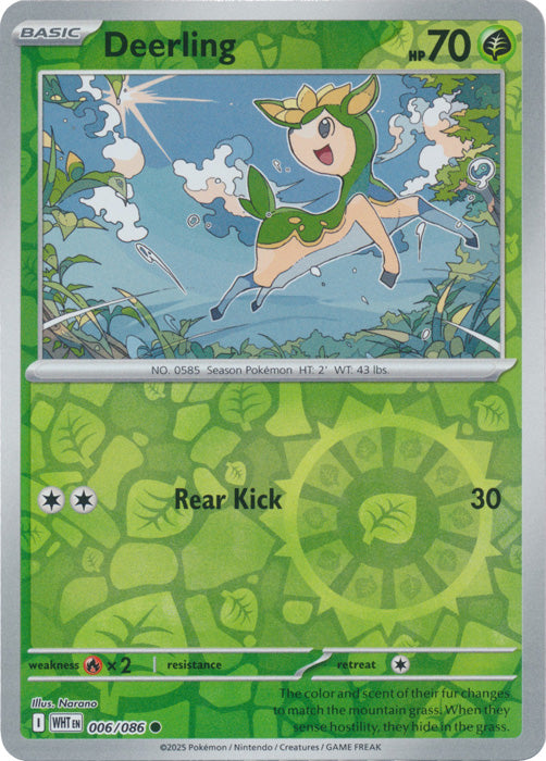 Deerling - 006/086 - Common - Reverse Holo