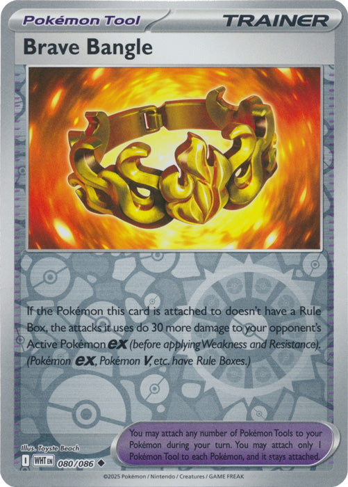 Brave Bangle - 080/086 - Uncommon - Reverse Holo