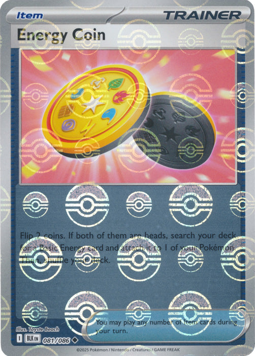 Energy Coin (Poke Ball Pattern) - 081/086 - Uncommon