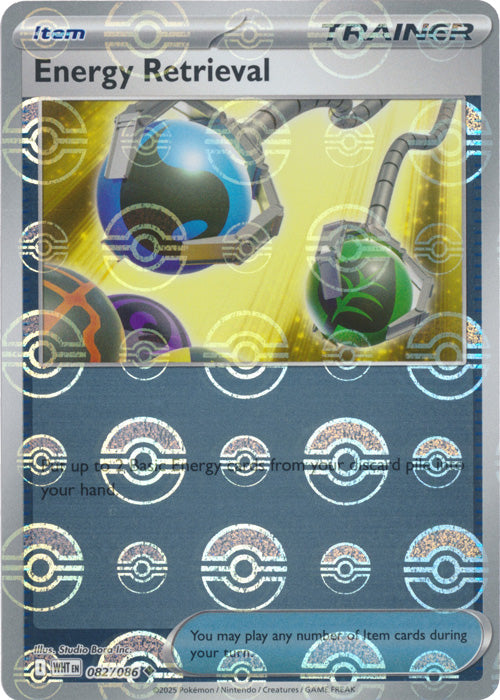 Energy Retrieval (Poke Ball Pattern) - 082/086 - Uncommon