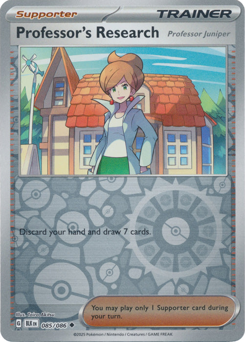 Professor's Research - 085/086 - Uncommon - Reverse Holo