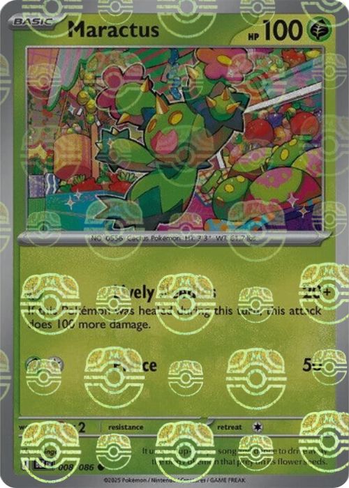 Maractus (Master Ball Pattern) - 008/086 - Common