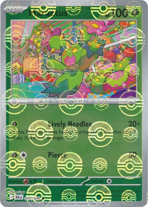Maractus (Poke Ball Pattern) - 008/086 - Common