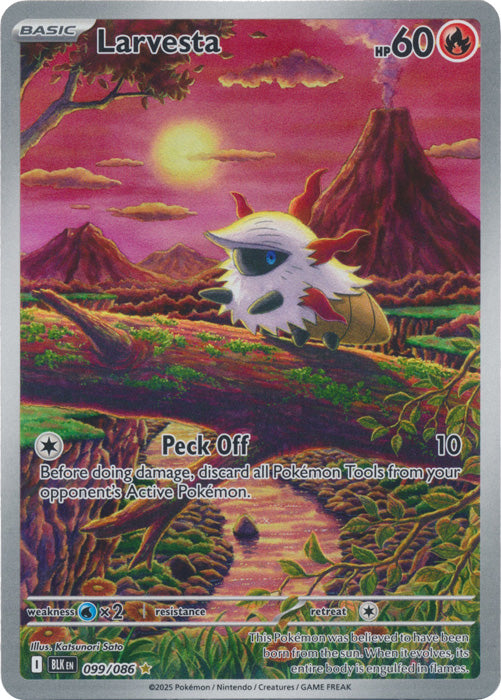 Larvesta - 099/086 - Illustration Rare