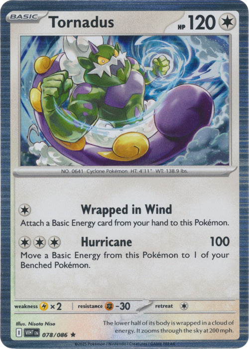 Tornadus - 078/086 - Rare