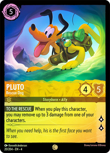 Pluto (Rescue Dog) - 20/204 - Common (Foil)