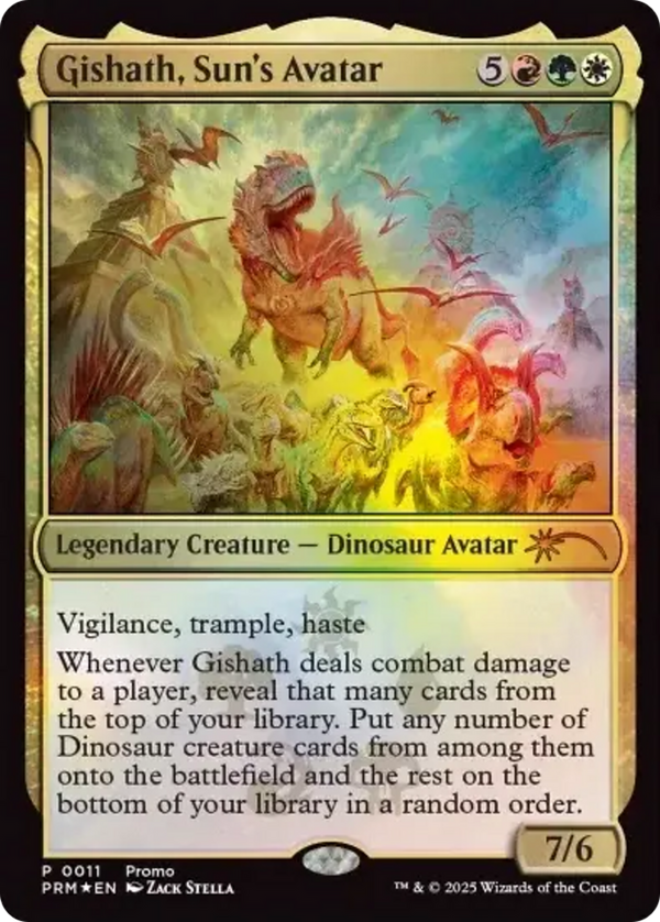 Gishath, Sun's Avatar (Foil) (PMEI) (Promo PRM 0011)