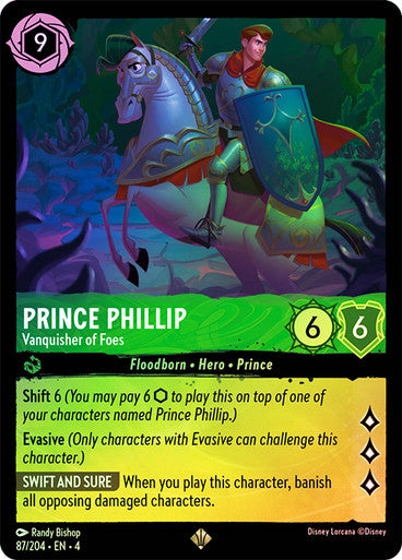 Prince Phillip (Vanquisher of Foes) - 87/204 - Super Rare (Foil)