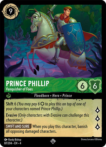 Prince Phillip (Vanquisher of Foes) - 87/204 - Super Rare