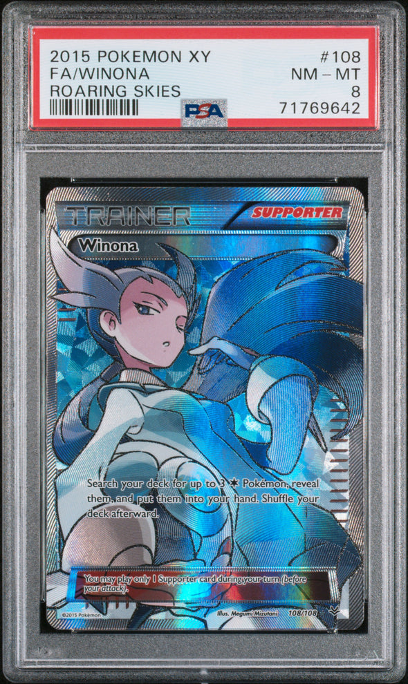WINONA (108) - POKEMON XY ROARING SKIES - ROARING SKIES - FULL ART - NM-MT 8
