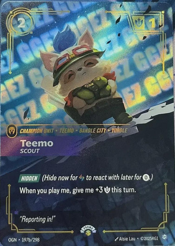 Teemo - Scout (GG EZ) - 197b/298 - Promo