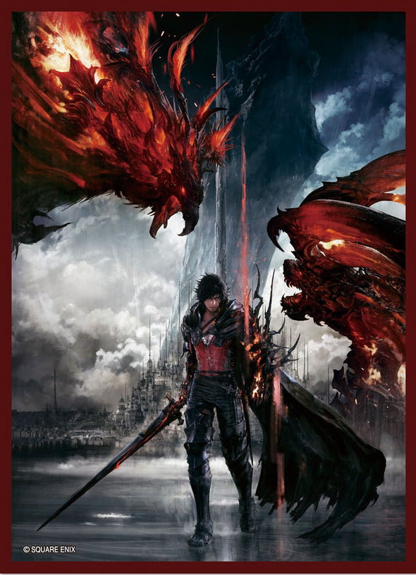 Square Enix Card Sleeves - 100ct Standard Size 67mm x 92mm - Final Fantasy: Clive