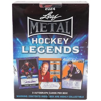 2024 Leaf Hockey Metal Legends Hobby Box