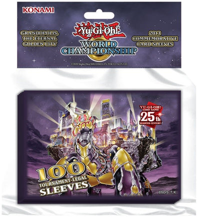 Yugioh - 100ct Sleeves - World Championship Grandopolis Eternal Golden City