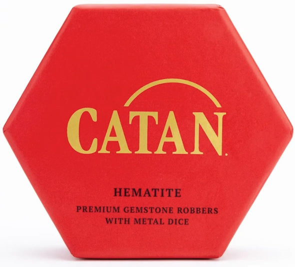 Catan - Premium Gemstone Robbers & Metal Dice Set: Hematite