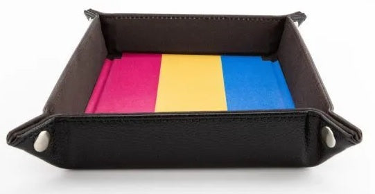 FanRoll - Dice Tray - Velvet Pride Pansexual Flag