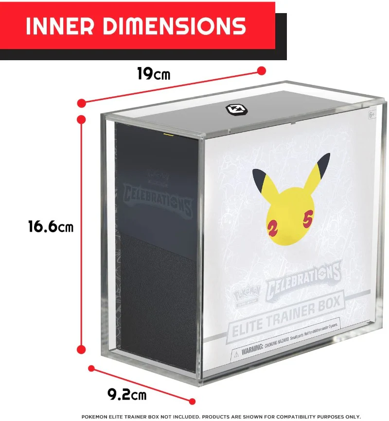 401 Games Canada - Evoretro - Acrylic Pokemon Elite Trainer Box Protector