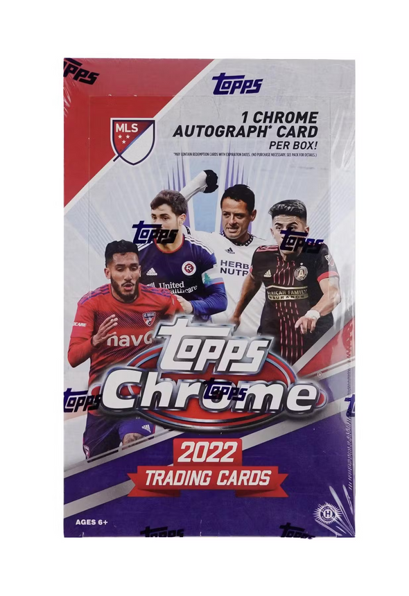 2022 Topps Chrome MLS Soccer Hobby Box