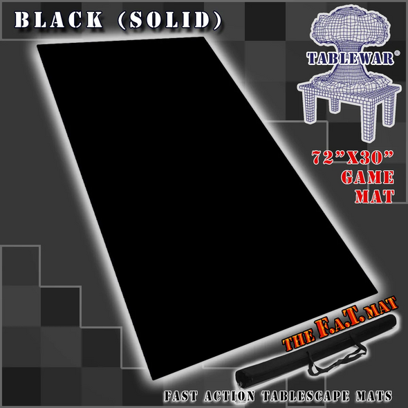 F.A.T. Mats - 72"x 30" - Solid Black