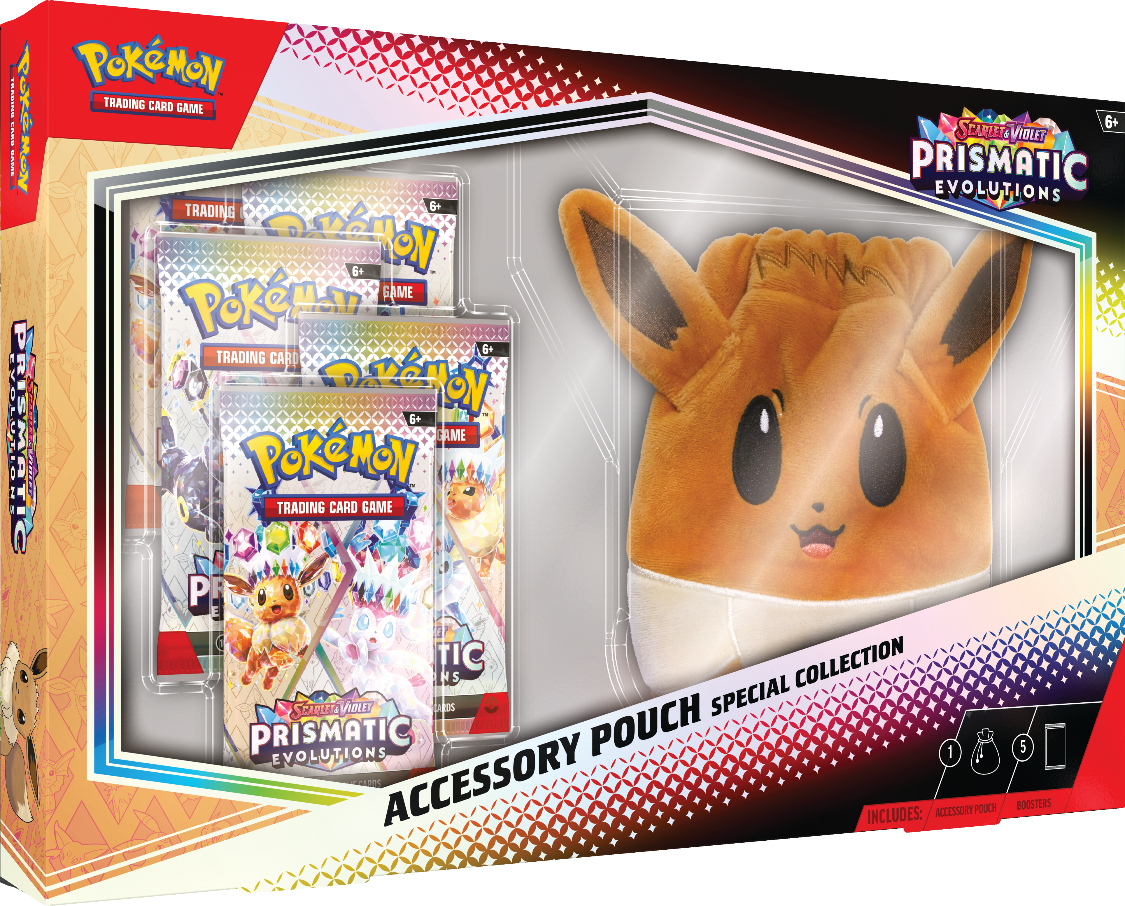 401 Games Canada - Pokemon - Scarlet and Violet - Prismatic Evolutions - Accessory Pouch Special Collection 401 Games Canada - Pokemon - Scarlet and Violet - Prismatic Evolutions - Accessory Pouch Special Collection