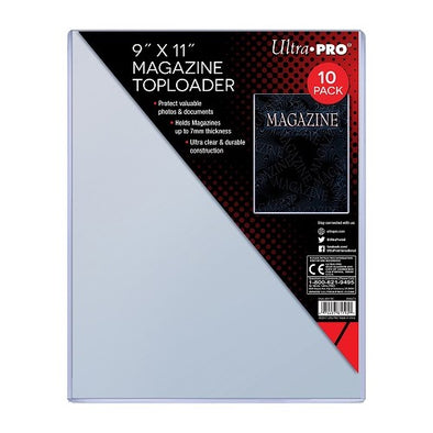 Ultra Pro - Toploader 10ct - 9x11