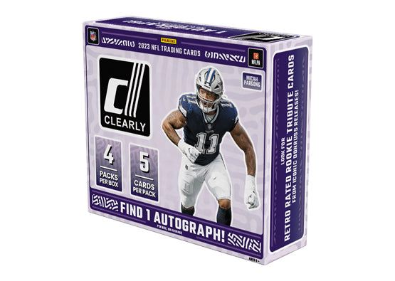 2023 Panini Clearly Donruss Football Hobby Box