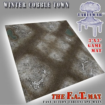 F.A.T. Mats - 3x3 - Winter Cobbletown