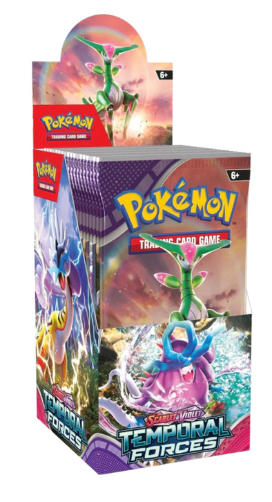 401 Games Canada - Pokemon - Scarlet and Violet - Temporal Forces - 18 Pack Euro Half Booster Box 401 Games Canada - Pokemon - Scarlet and Violet - Temporal Forces - 18 Pack Euro Half Booster Box