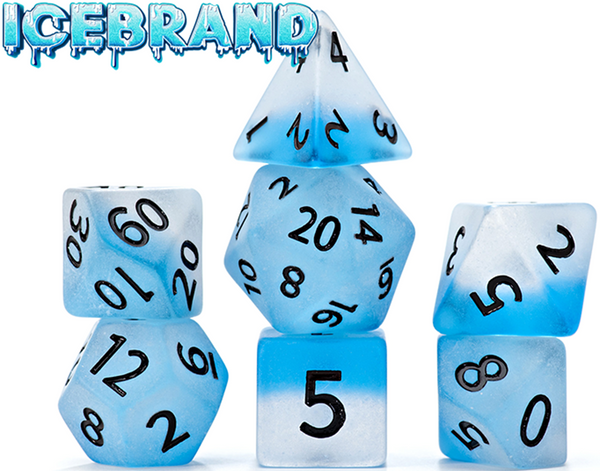 Gatekeeper Games & Dice Gatekeeper Games & Dice - Sea Glass - Icebrand 7-Piece Set