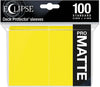 Ultra Pro - Standard Card Sleeves 100ct - Eclipse Pro-Matte - Various Colours