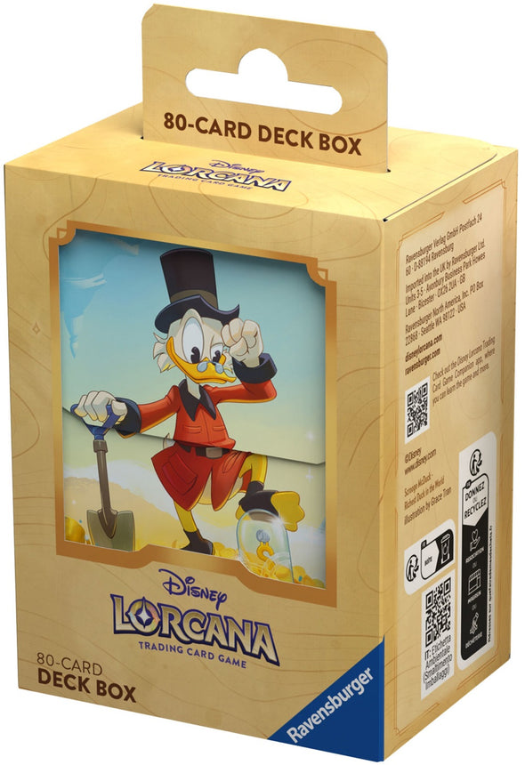 Disney Lorcana: Into the Inklands - Deck Box 80ct - Scrooge McDuck