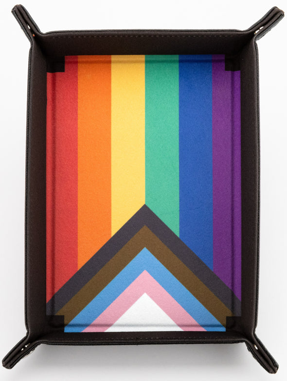 FanRoll - Dice Tray - Velvet Pride Rainbow Flag