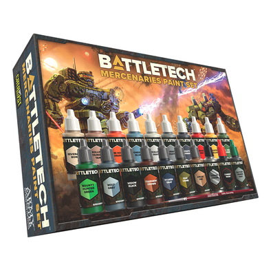 Battletech - Mercenaries Paint Set