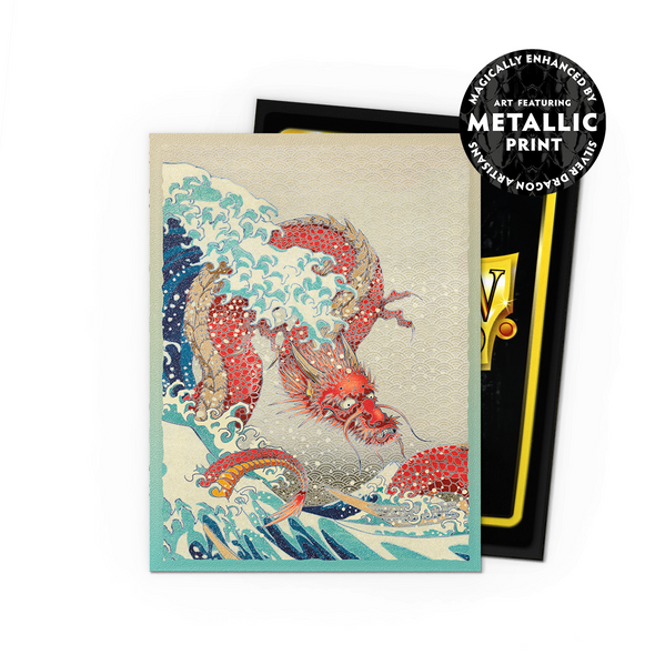 Dragon Shield - 100ct Standard Size - Art - Dual Matte - The Great Wave