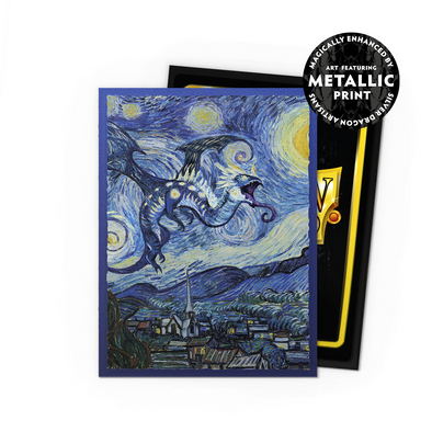starry night card sleeves Dragon Shield Card Sleeves: Brushed Art