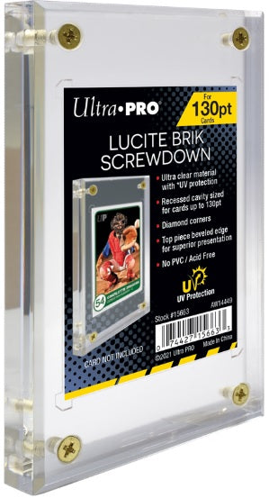 Ultra Pro Screwdown Lucite Brik UV - 130pt