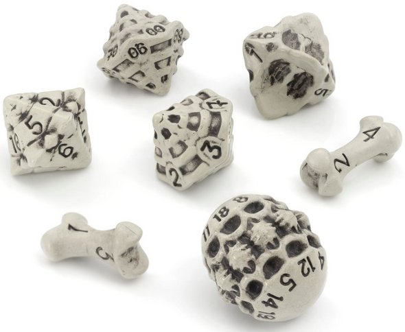 Skull & Bone 7-Die Set - White