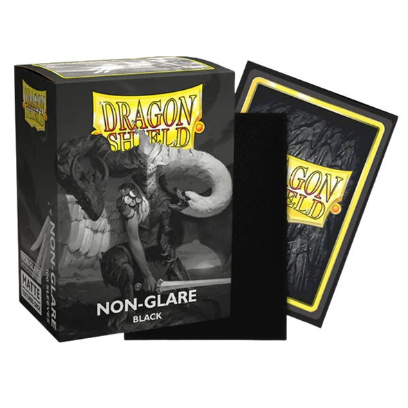 Dragon Shield - 100ct Standard Size - Black Matte - Non Glare